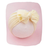 Pastel Yellow Big Bow Cotton Baby Headband
